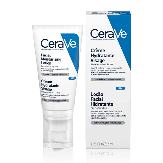 CeraVe Hidratantna njega za lice za normalnu do suhu kožu 52 ml
