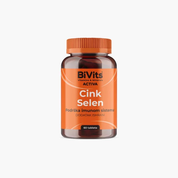 BiVits® ACTIVA Cink i Selen 60 tableta