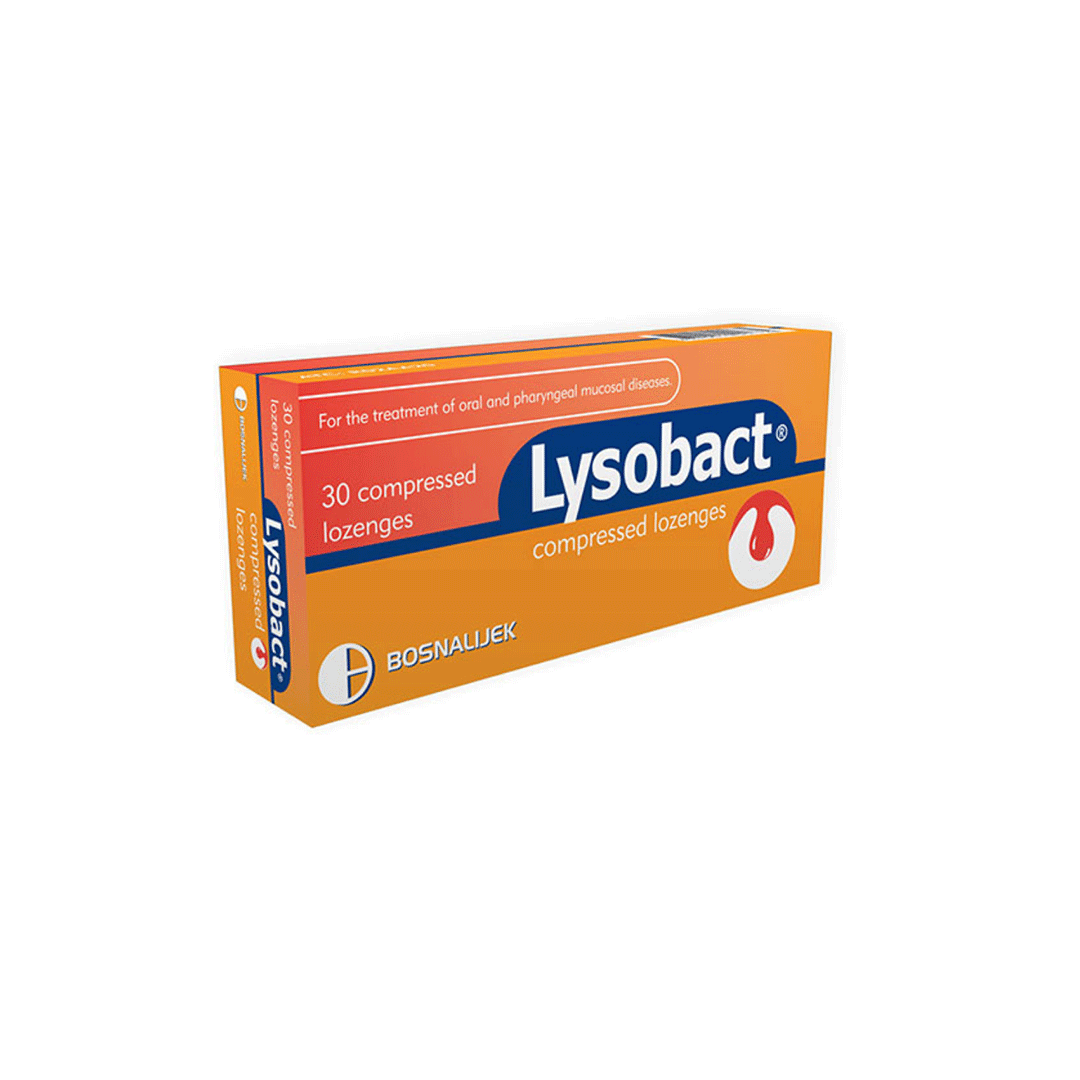 Lysobact® komprimovane lozenge 20mg/10mg, 30 kom