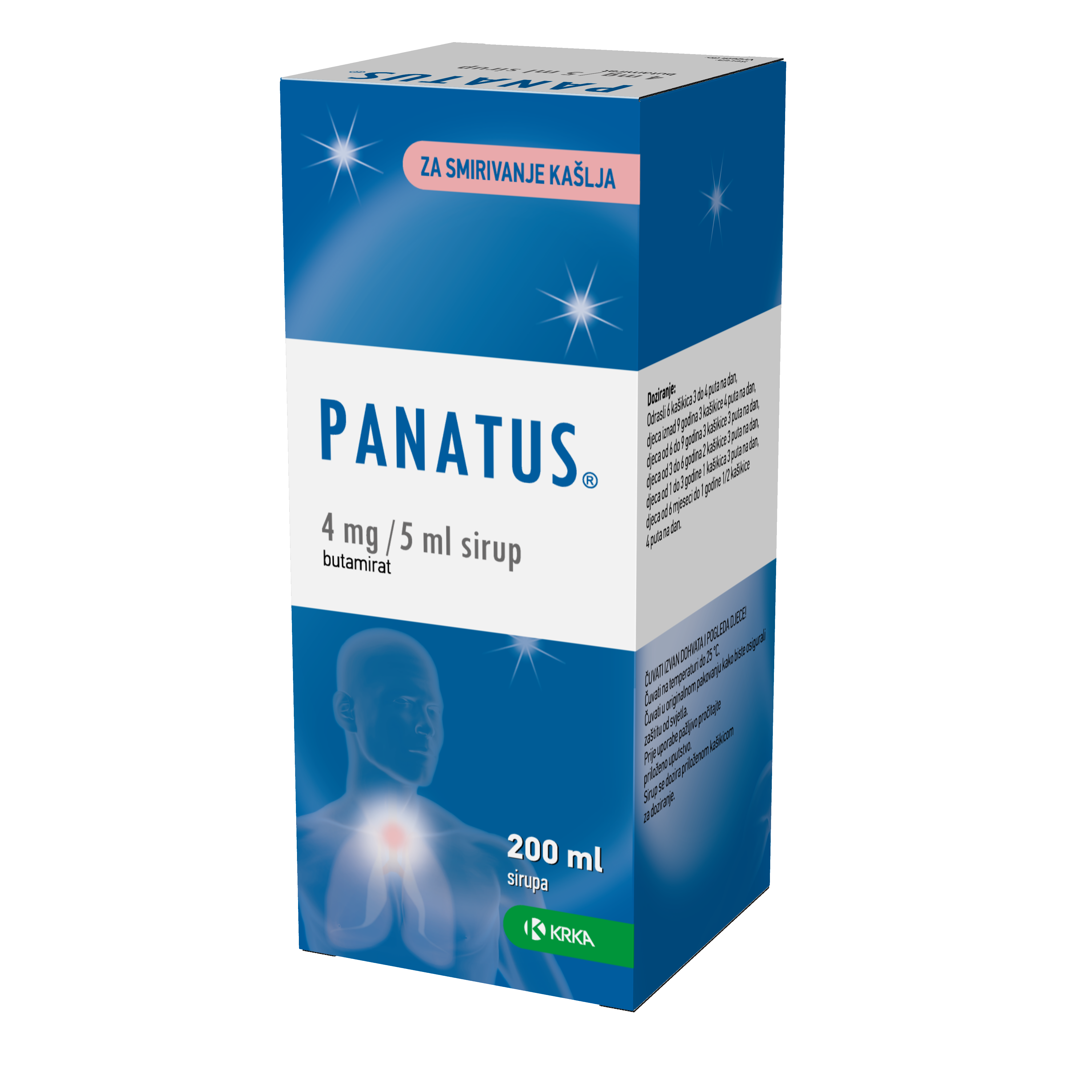 Panatus sirup 4mg/5ml, 200ml