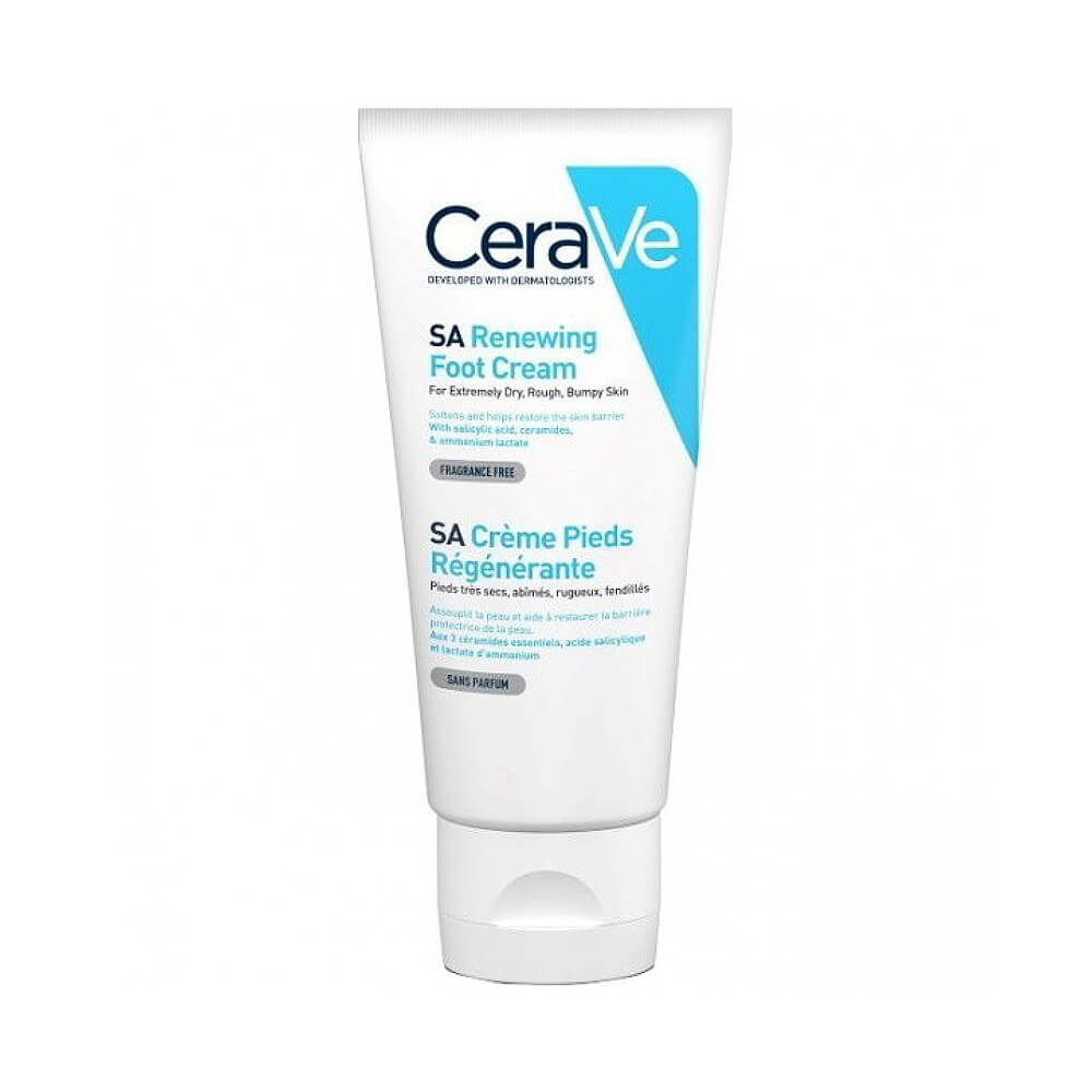 CeraVe SA obnavljajuća krema za stopala za ekstremno suhu grubu neravnu kožu 88 ml