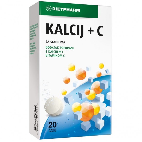 DIETPHARM Kalcij + C šumeće tablete