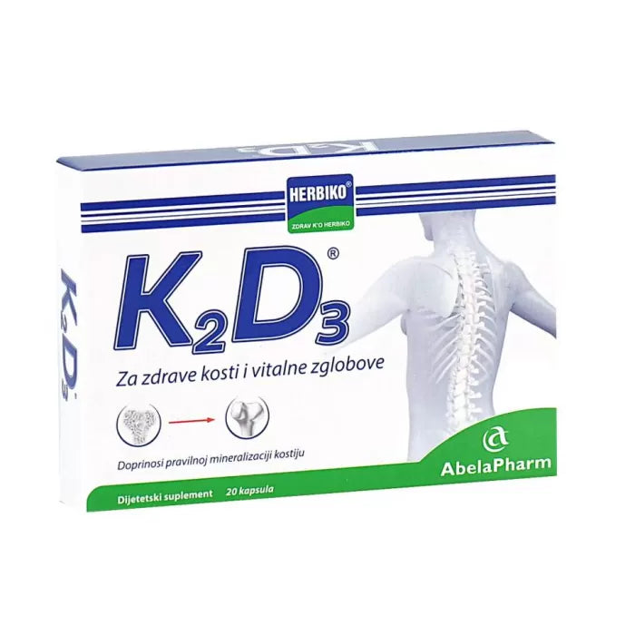 Herbiko K2D3, 20 kapsula