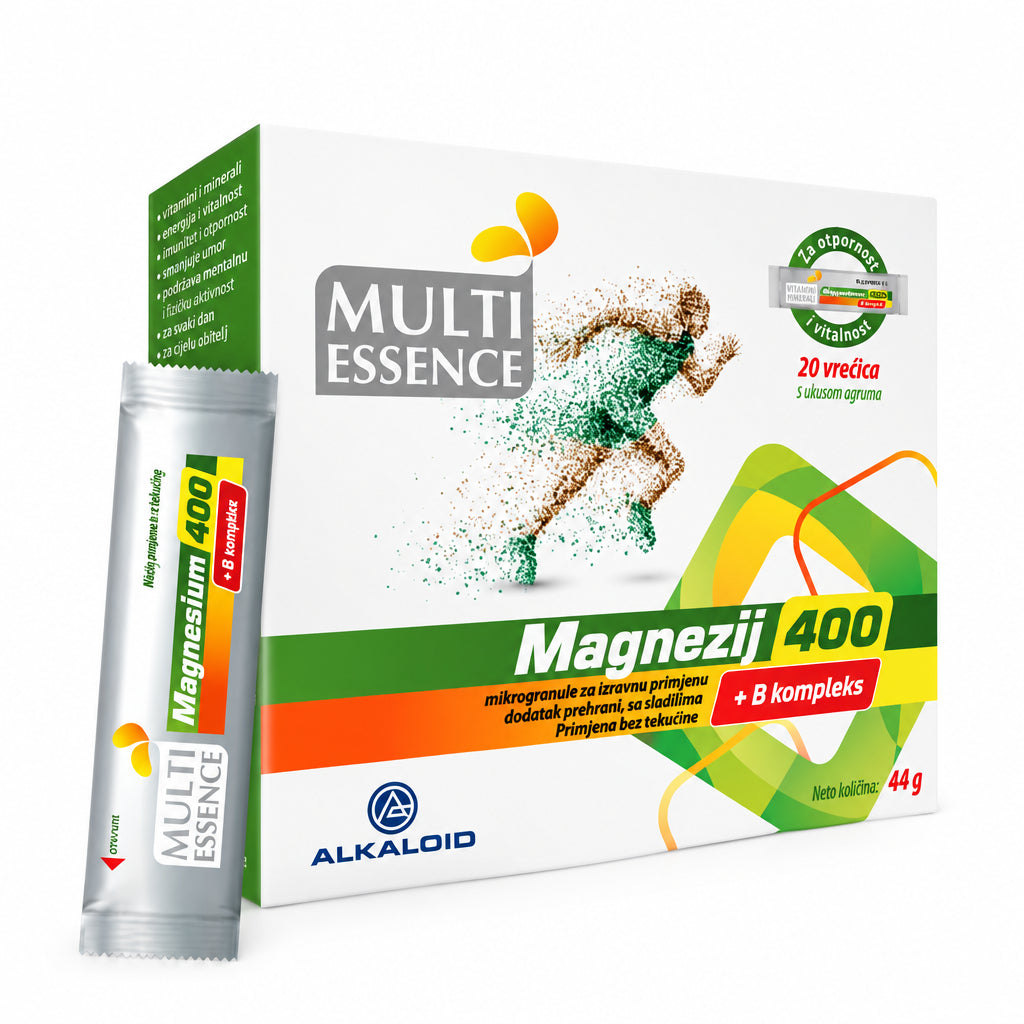MULTI ESSENCE Magnezij 400 + B complex
