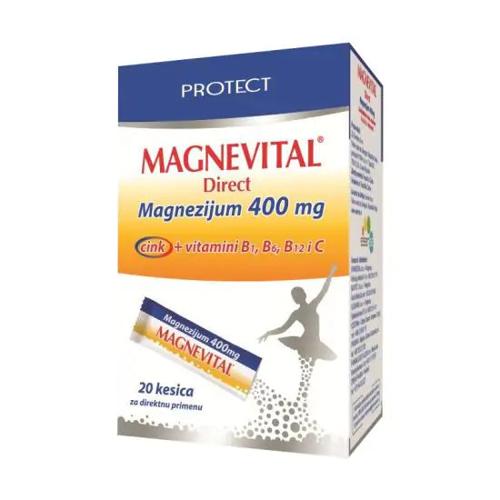 Magnevital Direct Magnezij 400 mg, 20 vrećica