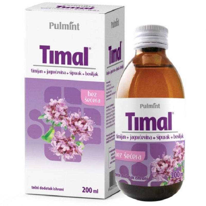 Timal, sirup za iskašljavanje 200ml