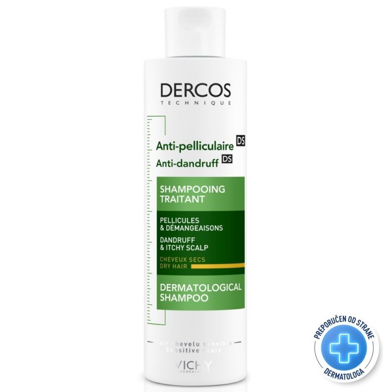 Vichy DERCOS šampon PROTIV PRHUTI za suhu kosu 200ml