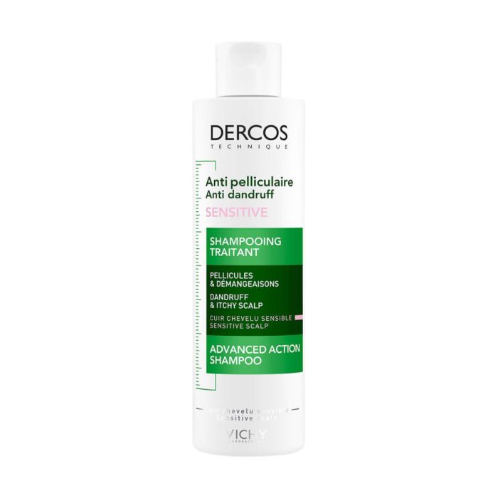 Vichy DERCOS Šampon protiv prhuti za osjetljivo vlasište bez sulfata, 200 ml